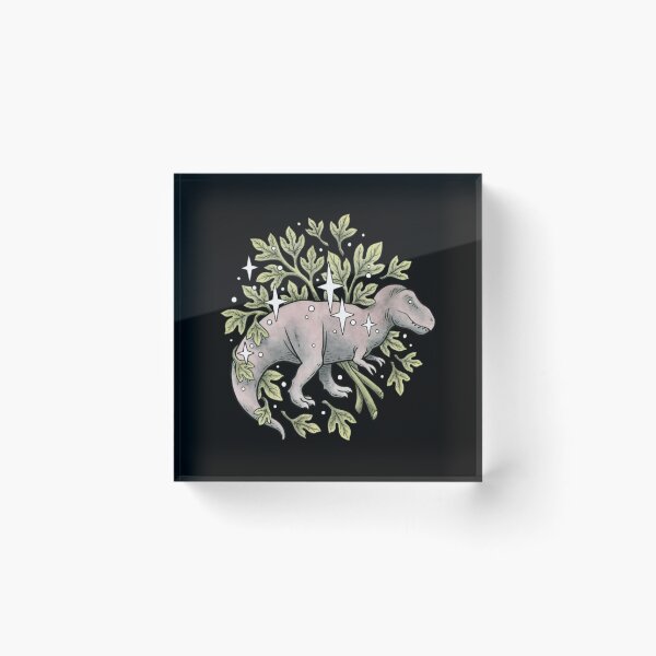 Item preview, Tyrannosaurus & Sassafras  Dinosaur Botanical Art Classic  designed and sold by diehmbiharic.