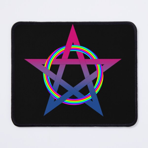 Item preview, Bi Pride Pentacle designed and sold by LunaDarkHunt.
