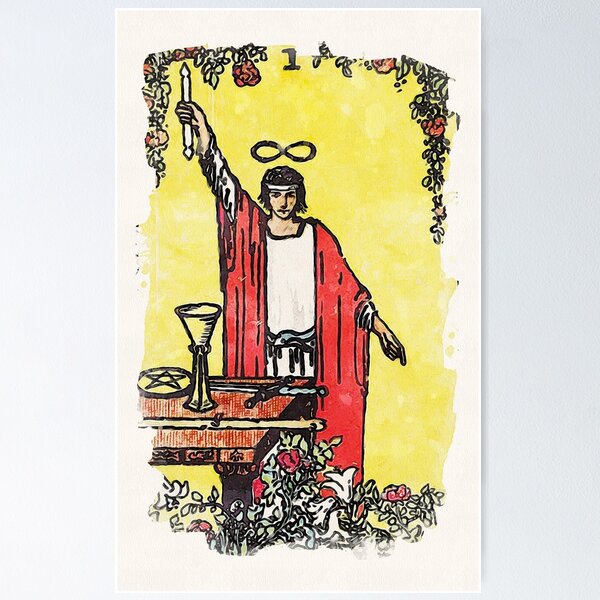 Artikelvorschau, Major Arcana Rider-Waite-Smith Tarot Card Watercolor Painting entworfen und verkauft von ApolloTarot.