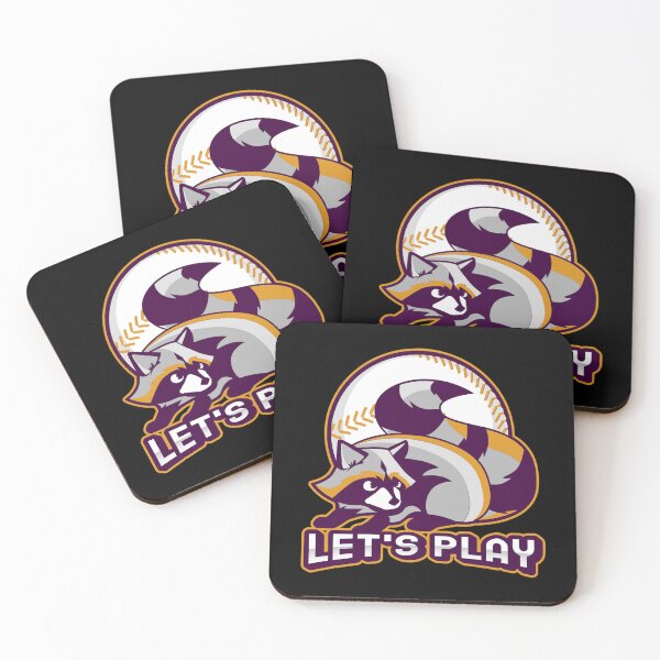 Item preview, Let's Play(Raccoon) Sticker designed and sold by dianemiriami6.