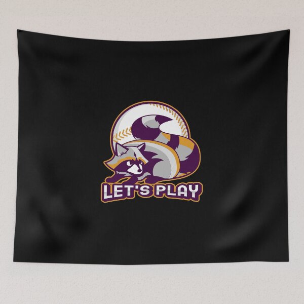 Item preview, Let's Play(Raccoon) Sticker designed and sold by dianemiriami6.