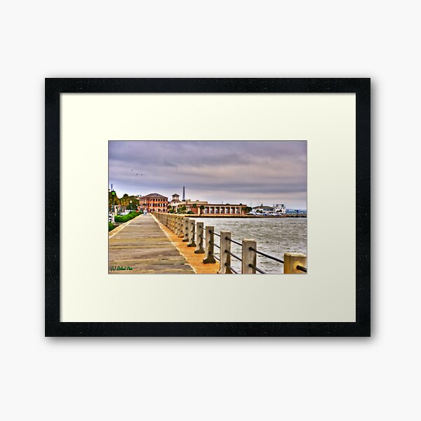 Charleston Harbour Framed Art Print