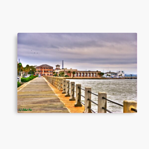 Charleston Harbour Canvas Print