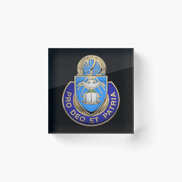Item preview, U.S. Army Chaplain Corps - Regimental Insignia over Blue Velvet Classic  designed and sold by diehmbiharic.
