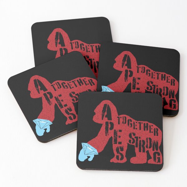 Item preview, Diamond Hand Apes Together Strong Red Version designed and sold by pelagio.