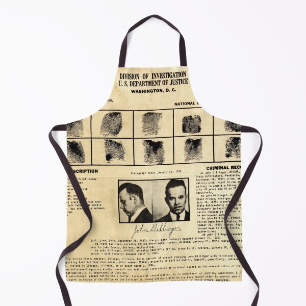 Item preview, Wanted poster John Dillinger published by U.S. Department of Justice designed and sold by SolanaHouse.