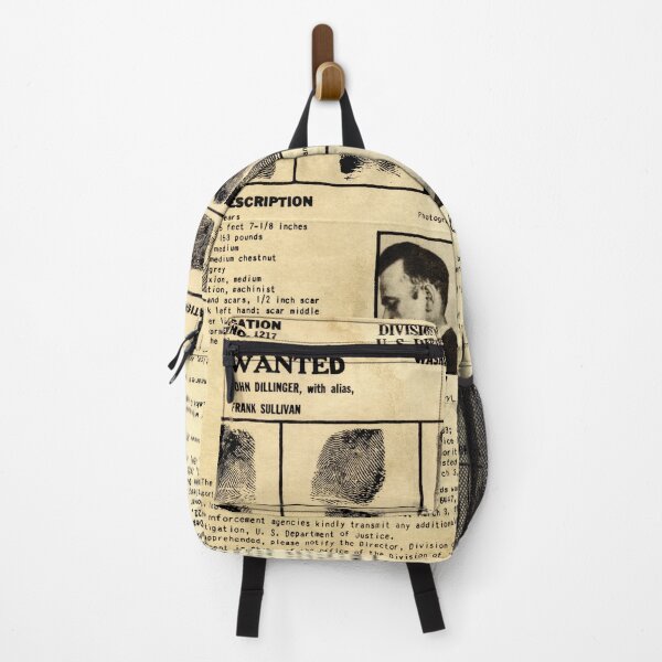 Item preview, Wanted poster John Dillinger published by U.S. Department of Justice designed and sold by SolanaHouse.