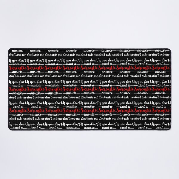 Item preview, If you don_t want a sarcastic answer don_t ask me, gift idea, funny saying, quotes designed and sold by WankyCandle.