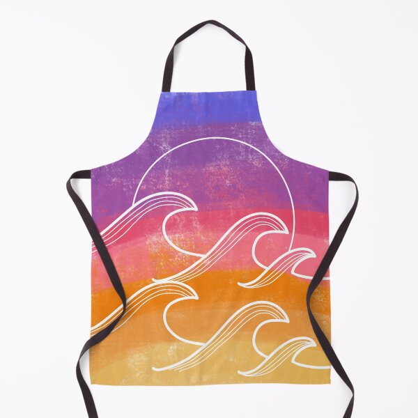 Item preview, Vintage Sunset Waves and Sun designed and sold by SMillustrations.
