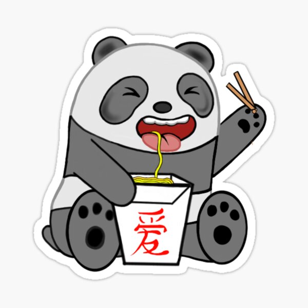 Item preview, Panda + Noodles designed and sold by austinmedlock1.