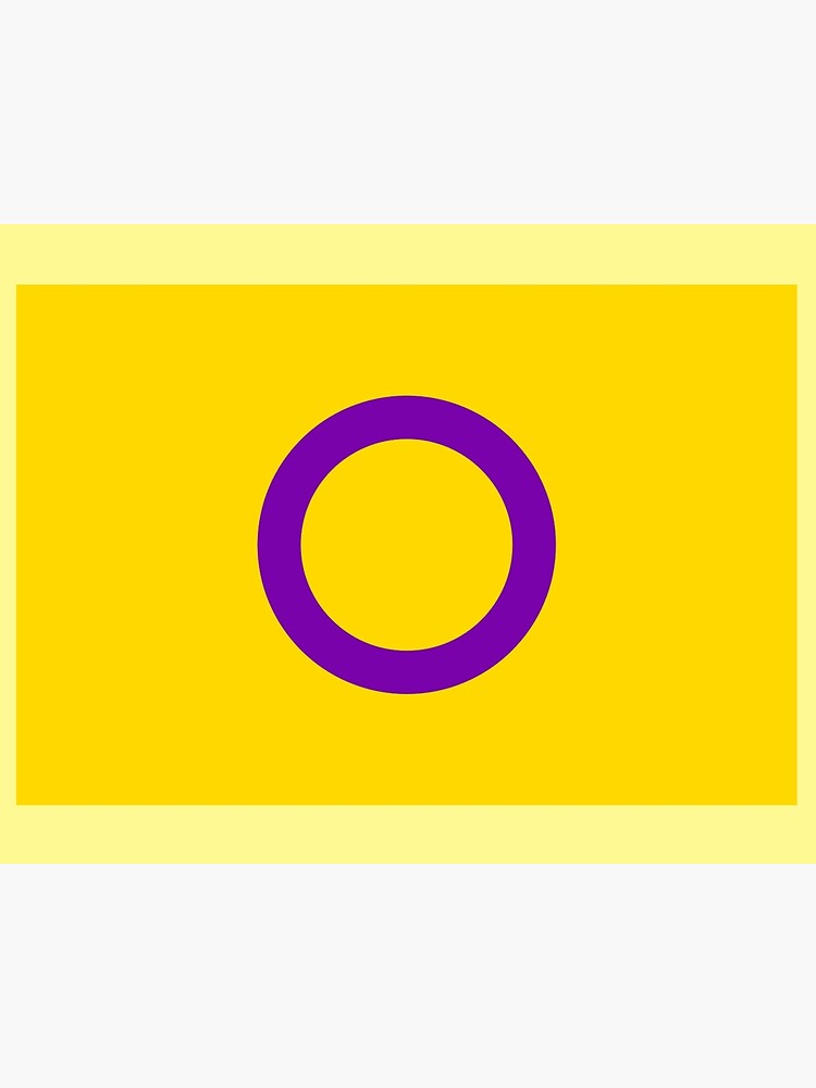 Intersex Pride Flag Poster For Sale By Kiippers Redbubble