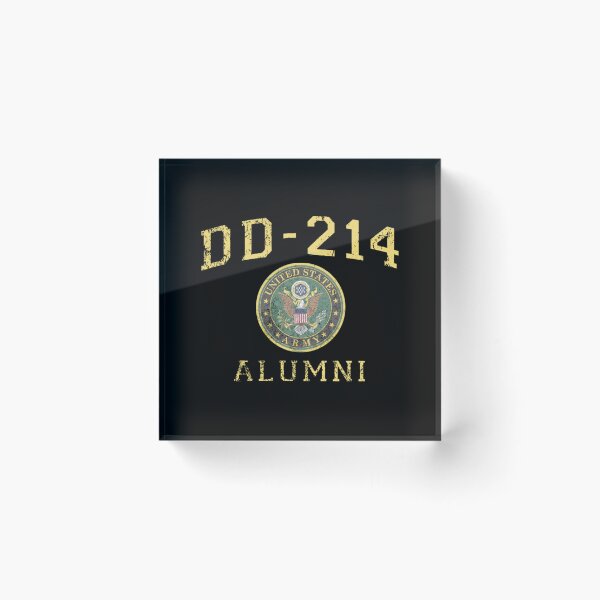 Item preview, U.S. Army Veteran Gift DD-214 Alumni Retired American Insignia DD214 Classic  designed and sold by diehmbiharic.