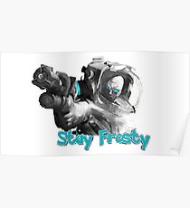 #RBSTAYCAY "Bleib Frosty!" Herr Freeze Poster