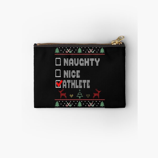 Item preview, Naughty Nice Athlete, Matching Christmas Group Pajama design designed and sold by Merchking1.