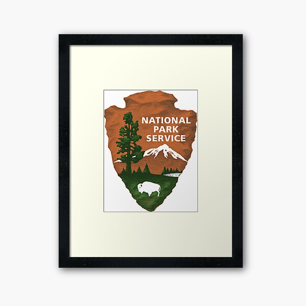 National Park Service Logo Framed Art Print