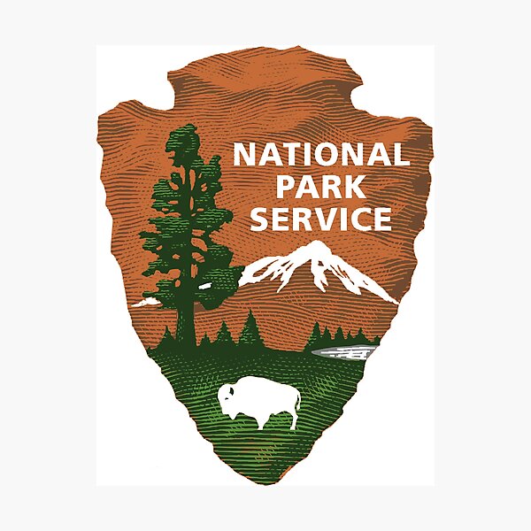 National Park Service Logo Photographic Print