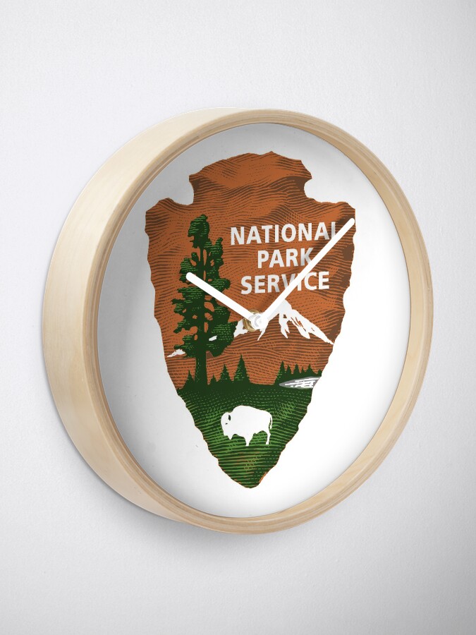 Alternate view of National Park Service Logo Clock