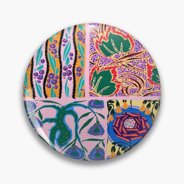 Artikelvorschau,  Flippige Blumenmuster #5 entworfen und verkauft von KathteeDesign.