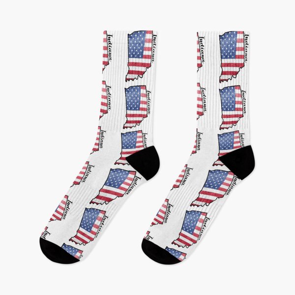 Item preview, Indiana State Outline with Patriotic USA American Flag designed and sold by Gsallicat.