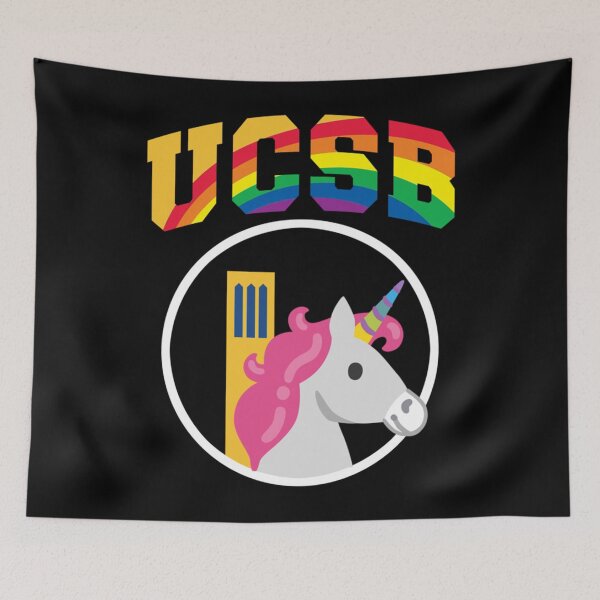 Item preview, UCSB Rainbow Unicorn Essential  designed and sold by diehmbiharic.