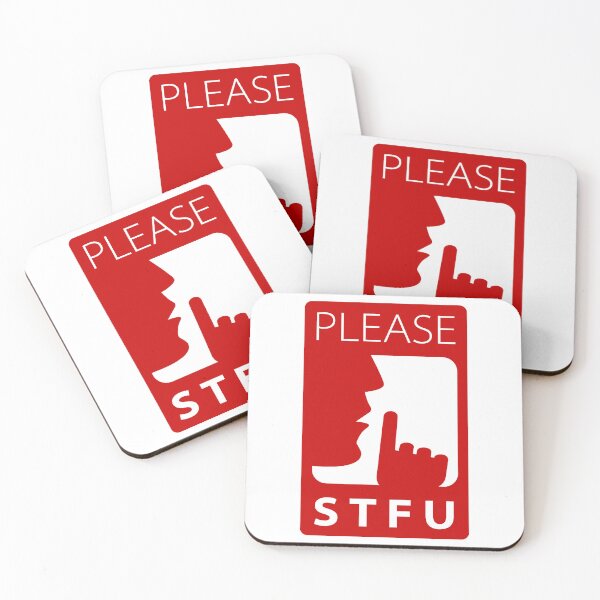 Item preview, Warning Sign - Please STFU designed and sold by Clusterfudge.