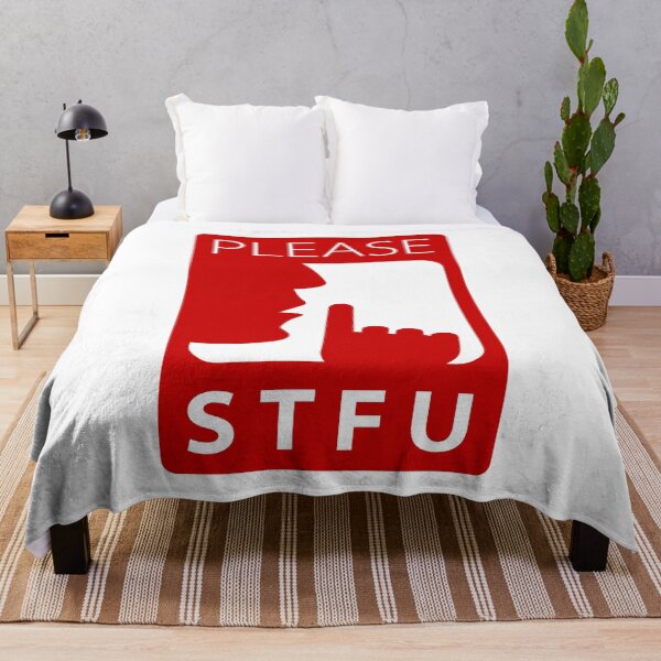 Item preview, Warning Sign - Please STFU designed and sold by Clusterfudge.