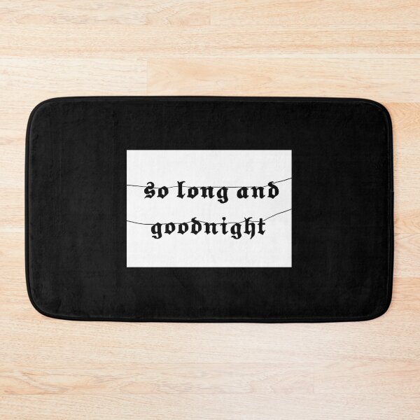 Item preview, So Long And Goodnight Art Print designed and sold by colonjohan.