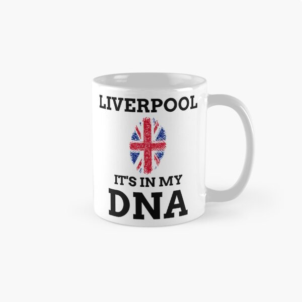 Item preview, LIVERPOOL, ENGLAND, UK It_s in my DNA, BLACK text, BRITISH FINGER PRINT, ENGLANDBritish FLAG  designed and sold by EnETeess.