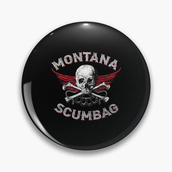 Item preview, Funny Montana Scumbag Vintage Distressed Skull Biker Style Premium designed and sold by SolaFail.