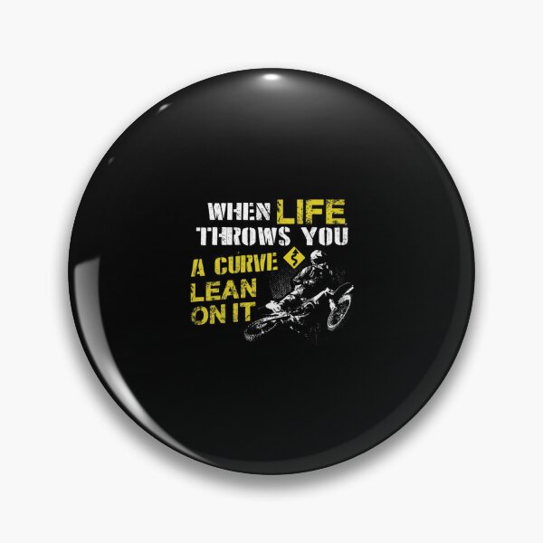 Item preview, Funny When Life Throws You A Curve Motocross Dirt Bike Gift Premium designed and sold by SolaFail.