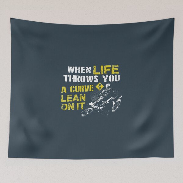Item preview, Funny When Life Throws You A Curve Motocross Dirt Bike Gift Premium designed and sold by SolaFail.