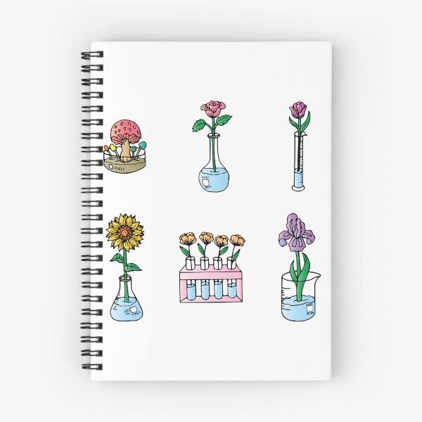 Item preview, Lab Glassware and Flowers Sticker Set Sticker designed and sold by LiluiAoi.
