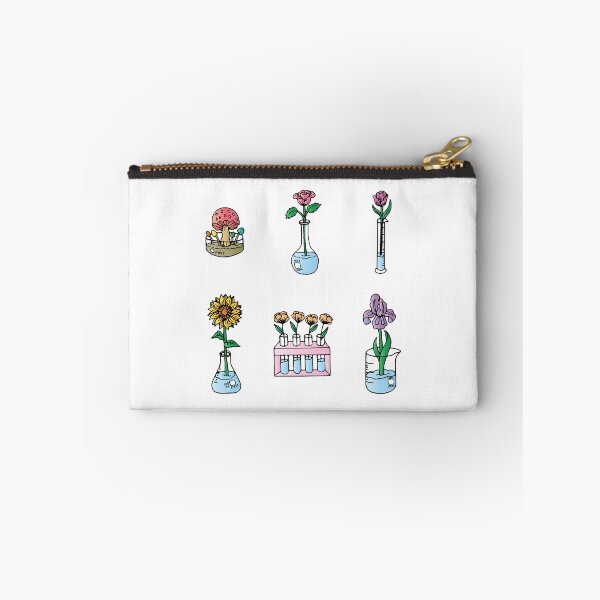 Item preview, Lab Glassware and Flowers Sticker Set Sticker designed and sold by LiluiAoi.