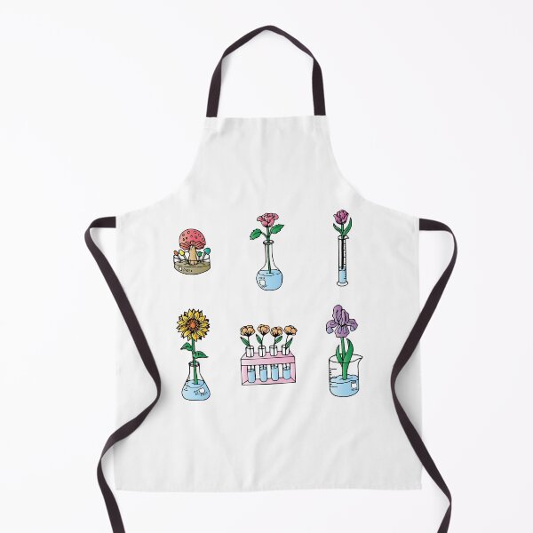 Item preview, Lab Glassware and Flowers Sticker Set Sticker designed and sold by LiluiAoi.