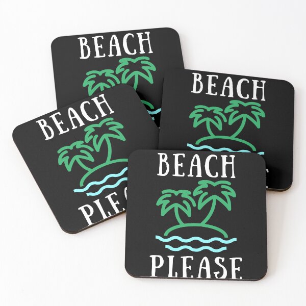 Item preview, Beach Please Palm Trees designed and sold by AnaMiyagi.