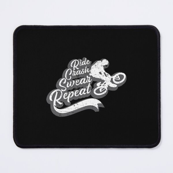Item preview, Funny BMX Bike Riding Shirt - Ride Crash Swear Repeat Tee designed and sold by SolaFail.