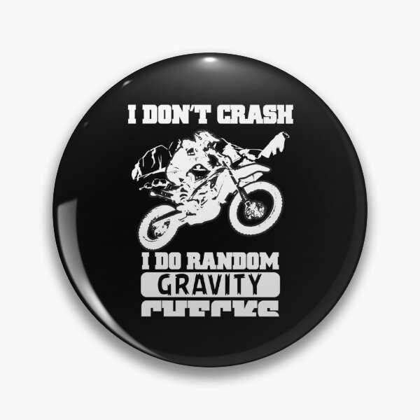Item preview, Funny Motorcycle Motocross Dirt Bike I Don't Crash Pullover Hoodie designed and sold by SolaFail.