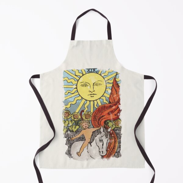 Item preview, The Sun Major Arcana Rider-Waite-Smith Tarot Card Watercolor Painting designed and sold by ApolloTarot.