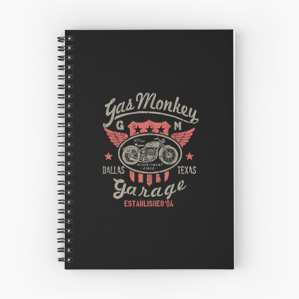 Item preview, Gas Monkey Garage 500cc Bike Winged Badge Pullover Hoodie designed and sold by SolaFail.