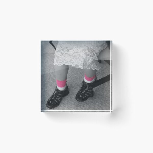 Item preview, Sneakers and Lace and Pink In Her Socks designed and sold by AuntDot.
