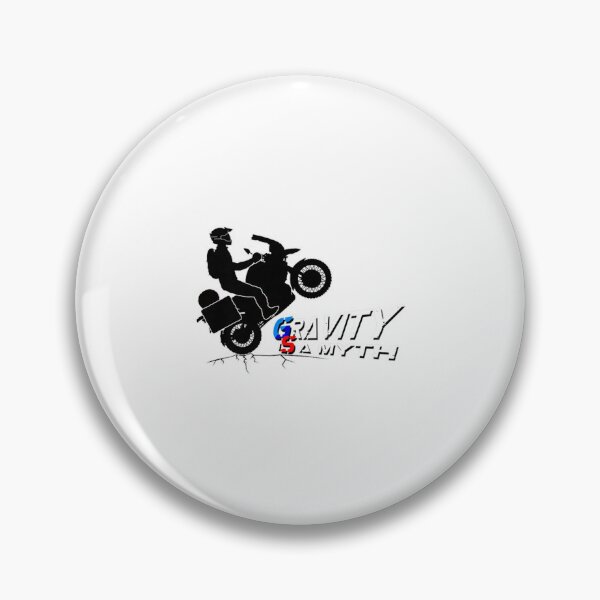 Item preview, Gravity is a Myth - Adventure Motorcycle Biker designed and sold by SolaFail.