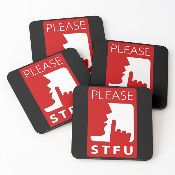 Item preview, Warning Sign - Please STFU designed and sold by Clusterfudge.