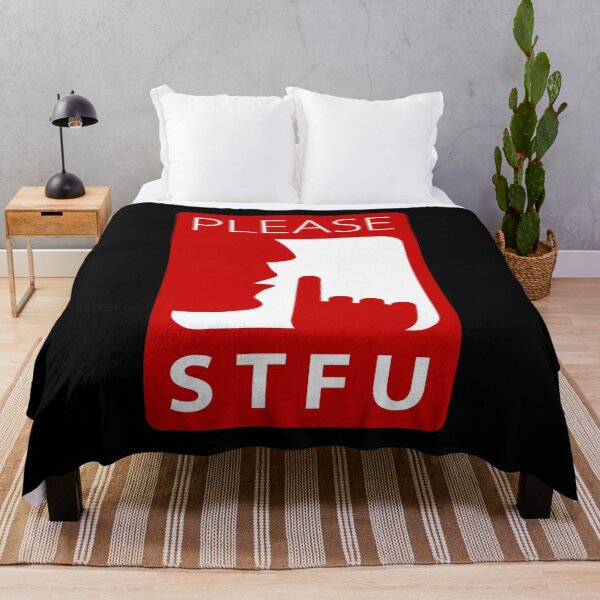 Item preview, Warning Sign - Please STFU designed and sold by Clusterfudge.