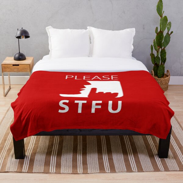 Item preview, Warning Sign - Please STFU designed and sold by Clusterfudge.