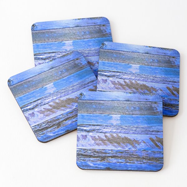 Item preview, Teal-Blue Vintage Wooden Boards Art Photo designed and sold by DEC02.
