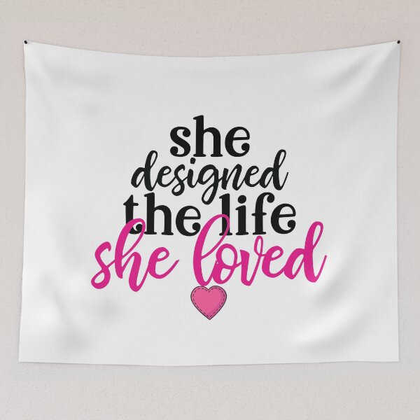 Item preview, She Designed the Life She Loved designed and sold by JodysCreations.