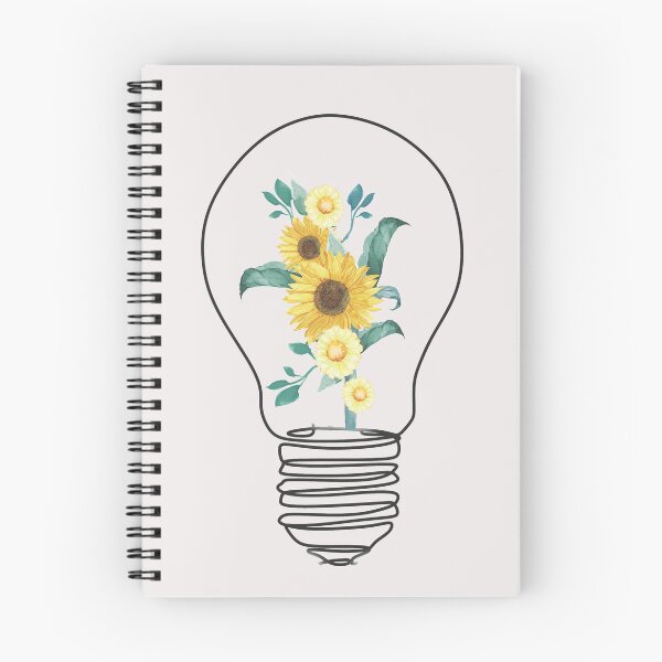 Item preview, Light Bulb With Yellow Flowers designed and sold by ni3ma.