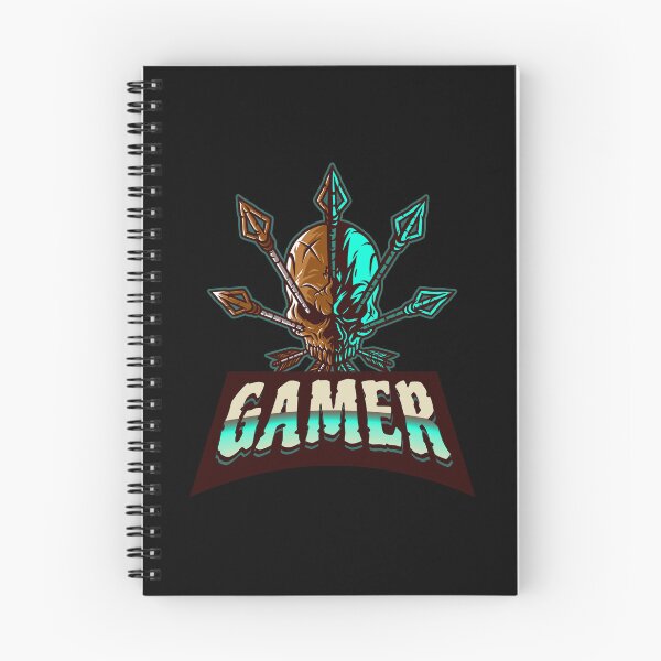 Item preview, Gamer with Primitive Skull with Arrows designed and sold by PRIVARSHU.