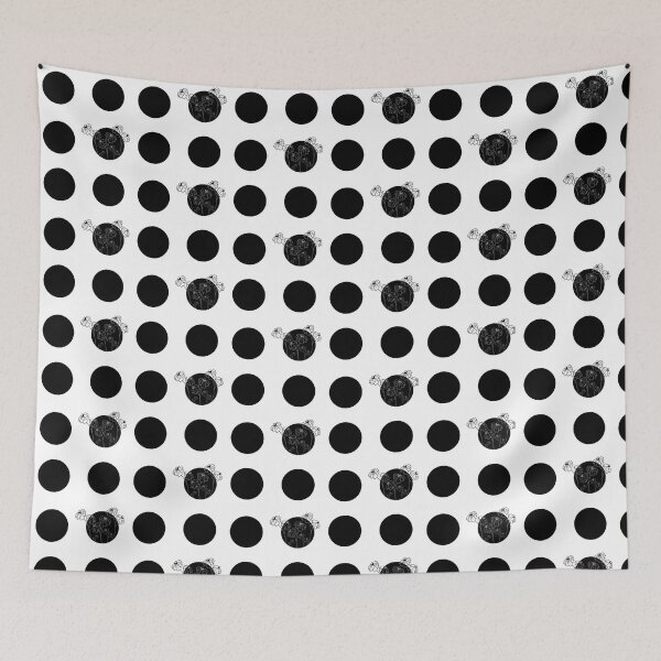 Item preview, Polka Dot and Flower Patten designed and sold by NerdyDragonCO.