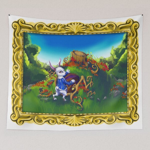 Item preview, Framed White Rabbit designed and sold by bricesondennis.